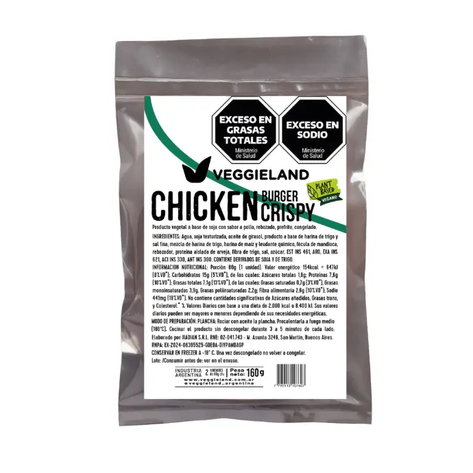 Chicken Burger Crispy Plant-Based(PAC2)