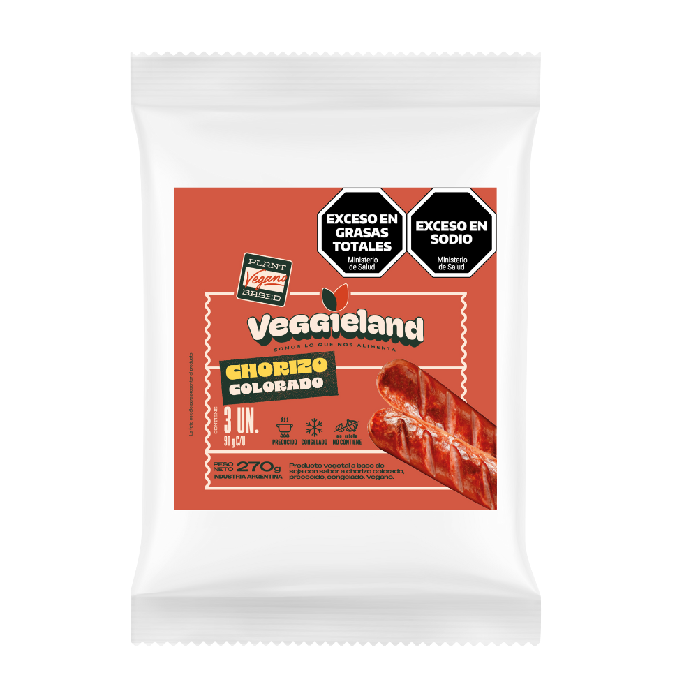 Chorizo Colorado Plant-Based(Pac)