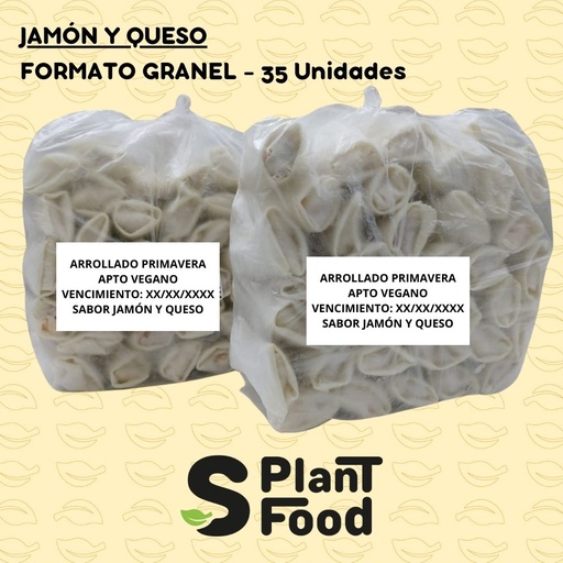 [SPF05] Arrollados primavara Sabor JAMON Y QUESO  35Ud