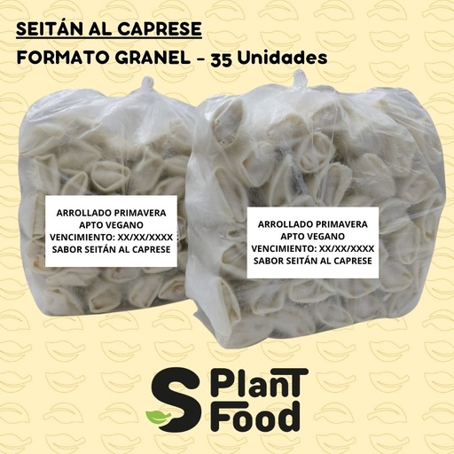 [SPF06] Arrollados primavara Sabor SEITAN AL CAPRESE  35Ud