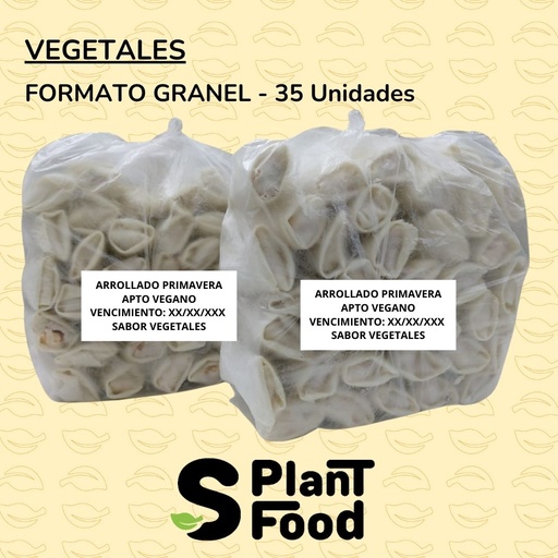 [SPF08] Arrollados primavara de VEGETALES 35Ud