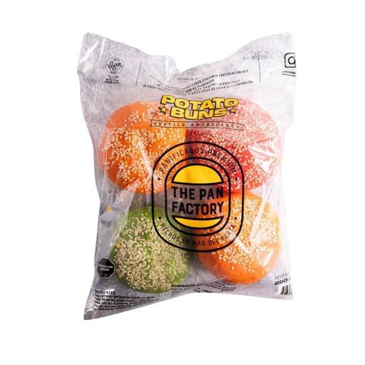 [TPF002] Pan de Burger de Colores 