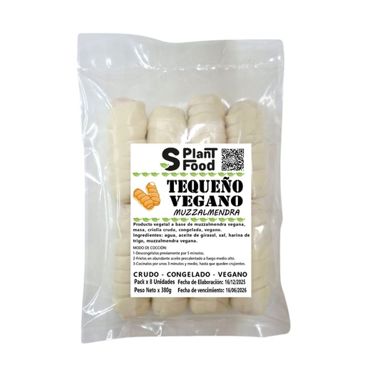 [SPF47]  Tequeños Sabor Muzzalmendra. Congelado. Vegano. 8 ud.  