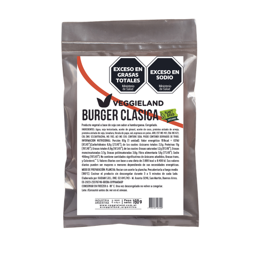 [P3209] Burger Clásica Plant-Based(PAC2)