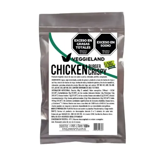 [P3215] Chicken Burger Crispy Plant-Based(PAC2)