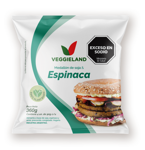[P2202] Medallón de Soja y Espinaca (PAC4)