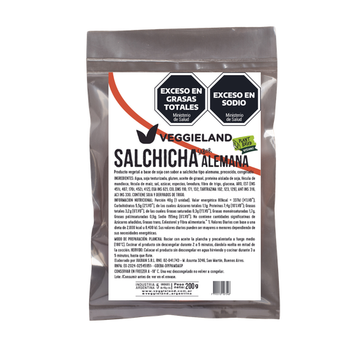 [P3213] Salchicha Alemana Plant-Based (PAC5)