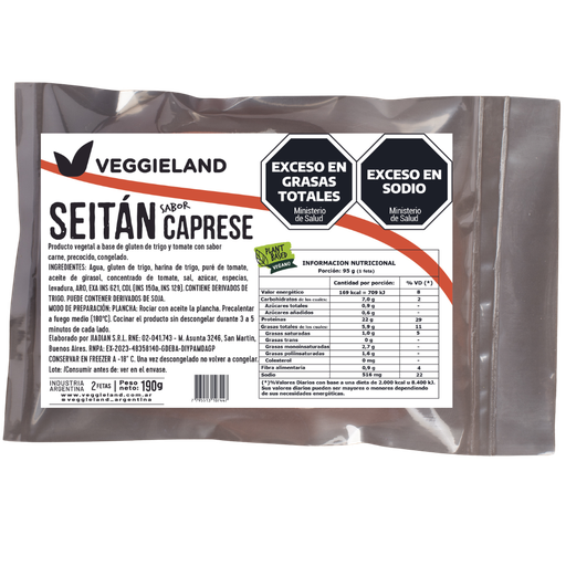 [P4103] Seitan Caprese Plant Based x 2ud