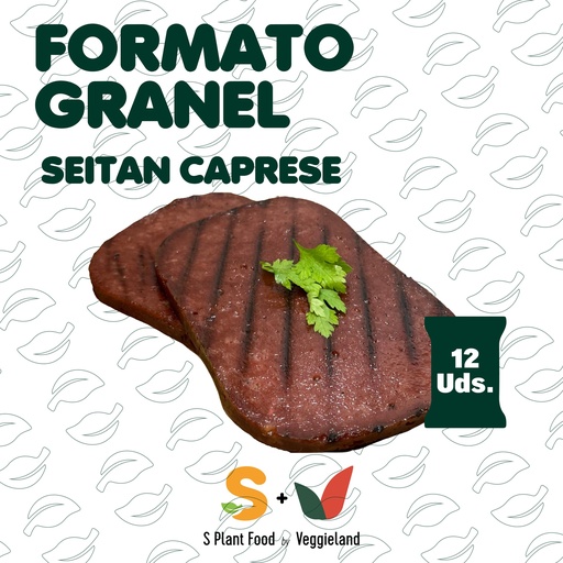 [P1503] Seitan Caprese Granel (12ud x 95g)